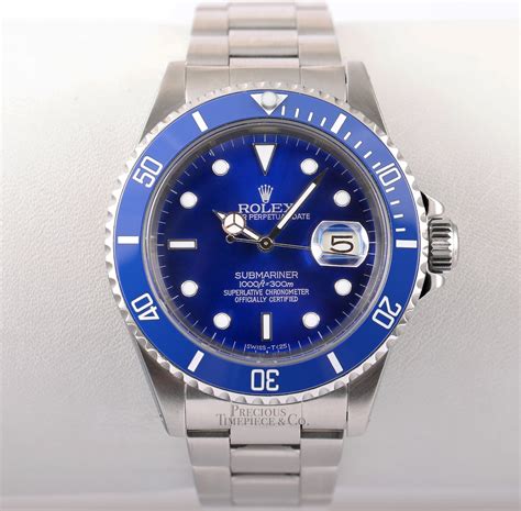 rolex submariner blauw|rolex submariner official website.